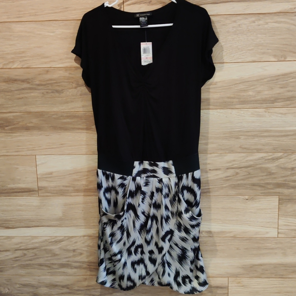 New International Concepts Brush Llprd Dress 10